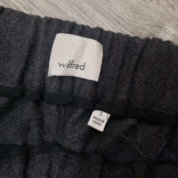 Wilfred Aritzia Turquet Wool Jogger Pants Grey Sz S - Picture 7 of 11